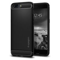 Чехол Spigen Rugget Armor для OnePlus 5 черный