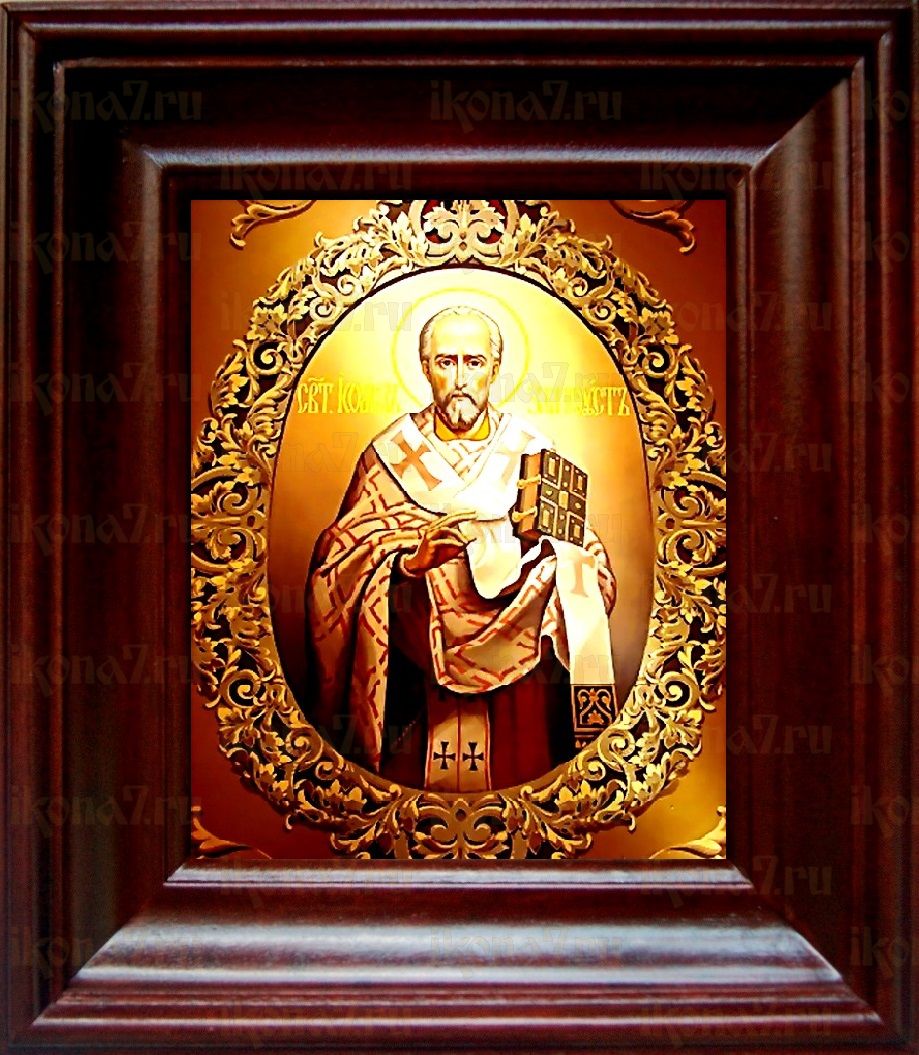 Иоанн Константинопольский (21х24), простой киот