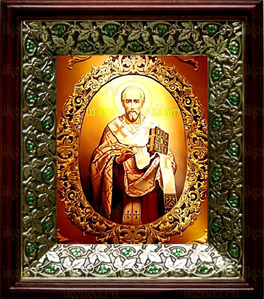 Иоанн Константинопольский (21х24), киот со стразами