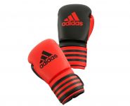 Перчатки боксёрские красно-чёрные Adidas Power 200 Duo Mat ADIPBG200D