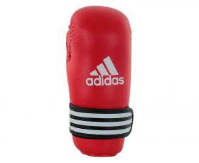 Перчатки полуконтакт красные Adidas Wako Kickboxing Semi Contact Gloves ADIWAKOG3
