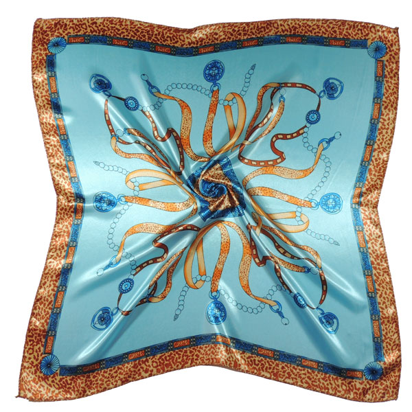 Шейный платок с изображением подвесок (2 цвета)
