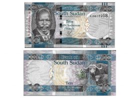 Южный Судан 10 фунтов 2016-2017 пресс UNC