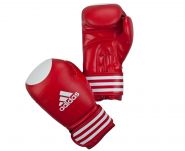 Перчатки для кикбоксинга Adidas Ultima Competition Target Wako ADIBC021 красно-белые