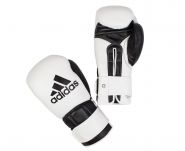 Перчатки боксёрские Adidas Super Pro Safety Sparring Hook & Loop ADIBC23 бело-чёрные