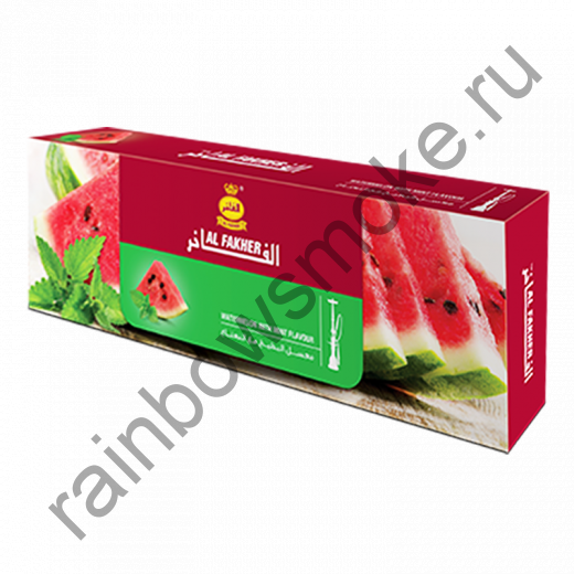 Al Fakher блок (10х50гр) - Watermelon with Mint (Арбуз с мятой)