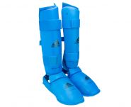 Защита голени и стопы Adidas WKF Shin & Removable Foot 661.35 синяя
