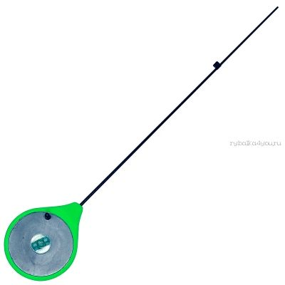 Балалайка Bravo fishing SK-G с кнопкой поликарбоновый хлыстик ( зелёная)