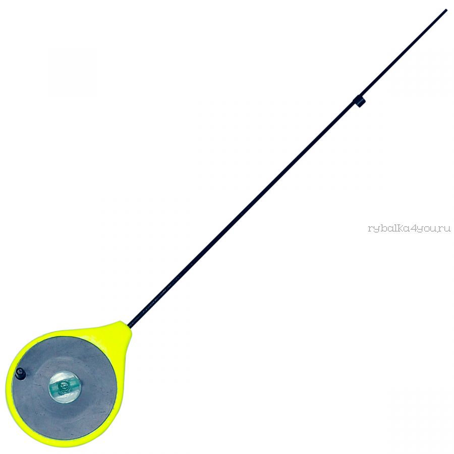 Балалайка Bravo fishing RBUZ-Y стеклопластиковый хлыстик ( жёлтая)