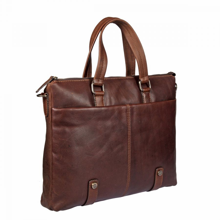 Деловая сумка Gianni Conti 1221273 dark brown