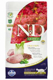 N&D Cat Quinoa Digestion Lamb (ягненок, киноа, фенхель и мята. Чувствительное пищеварение)