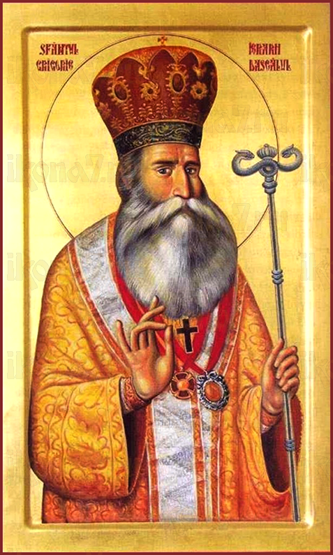 Григорий Валашский (Даскэл)  (рукописная икона)