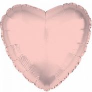 Фигура "Сердце" розовое золото, 36"/ 90 см