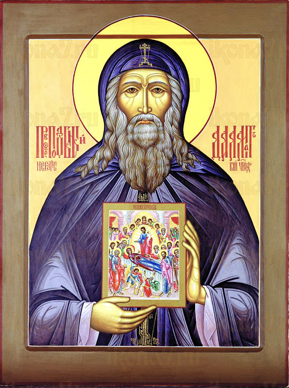 Далмат Исетский (Пермский) (рукописная икона)