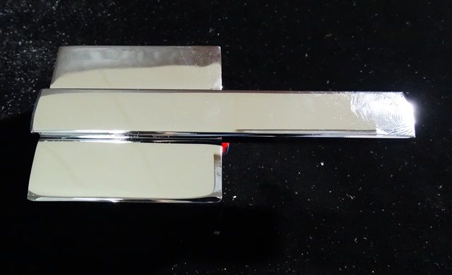 Ручка переключения горхол воды металл хром квадратная