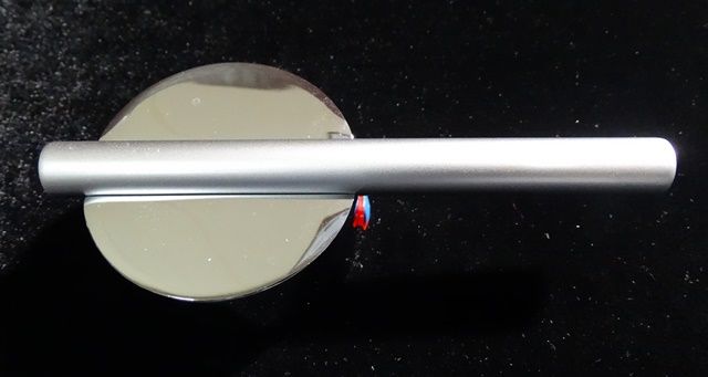 Ручка переключения горхол воды металл хром круглая
