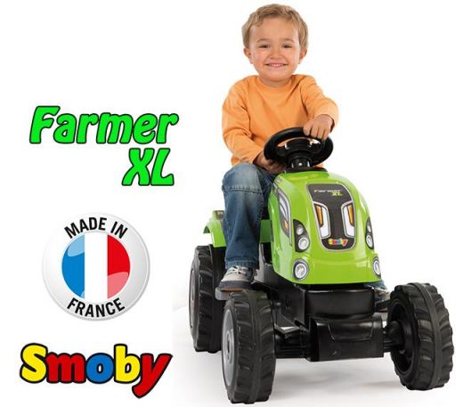Трактор педальный XL с прицепом Smoby 710111