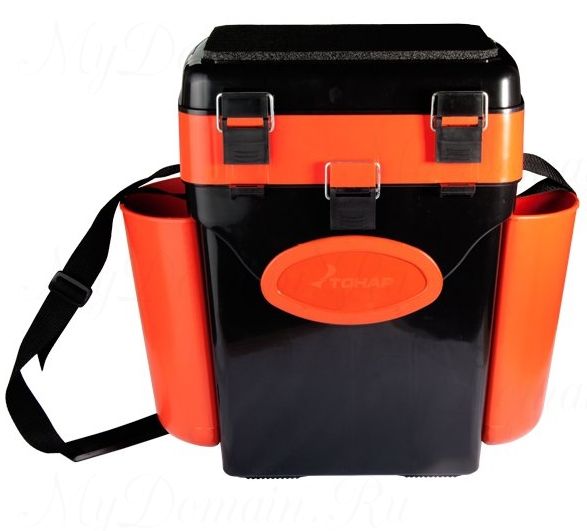 Ящик зимний Helios "FishBox" 10 л, оранжевый