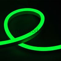 Неон мини  (Led Neon Flex) SMD 2835/120 LED 8*16 мм 220V MAX 7W/M  (зеленый цвет)