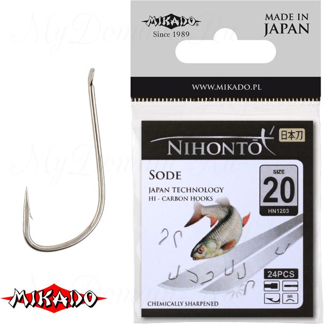 Крючки Mikado NIHONTO - SODE № 14 BR (с лопаткой) уп.=23 шт., упак