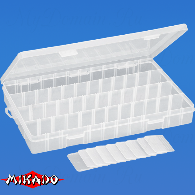 Коробка рыболова Mikado UAC-E004 (35.5 x 22 x 4.7 см.), шт
