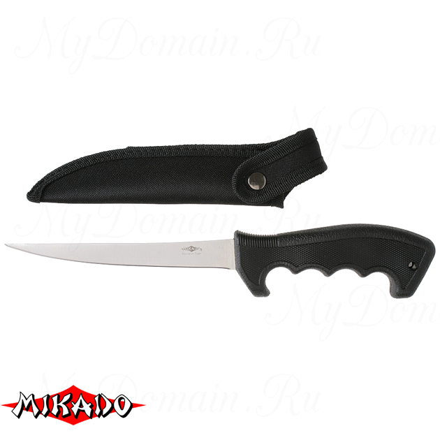 Нож рыболовный Mikado (лезвие 15 см.) AMN-60014, шт