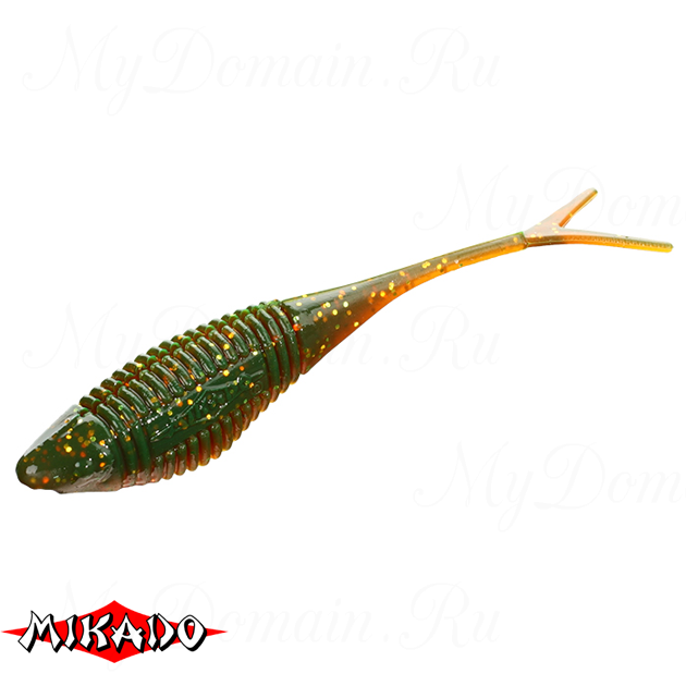 Червь силиконовый Mikado FISH FRY для drop shot 8 см. / 349  уп.=5 шт., упак