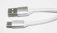 Кабель USB Type-C в оплётке (white)