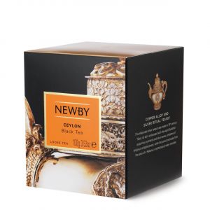 Чай черный Цейлон листовой Newby Ceylon в картонной пачке - 100 г (Англия)
