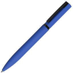 синие ручки с софт-тач покрытием