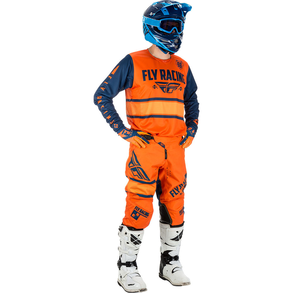 Fly - 2018 Kinetic Era комплект джерси и штаны, сине-оранжевый