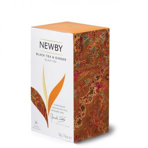 Чай черный с Имбирем в пакетиках Newby Black Tea Ginger (Англия)