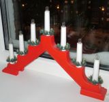 Рождественская горка 7 свечей