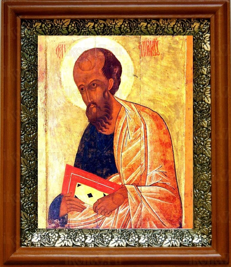 Павел, апостол (19х22), светлый киот
