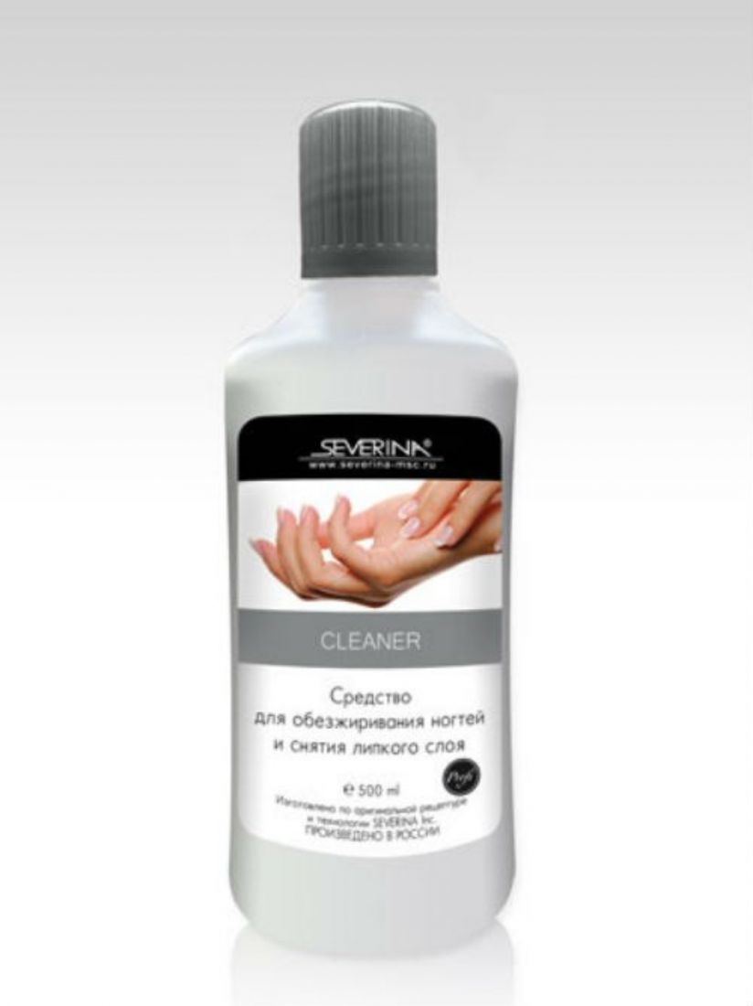 Severina Cleaner - жидкость для обезжиривания ногтей и снятия липкого слоя 500 ml
