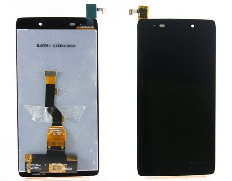 LCD (Дисплей) Alcatel 6039Y OneTouch Idol 3 (в сборе с тачскрином) (black) Оригинал