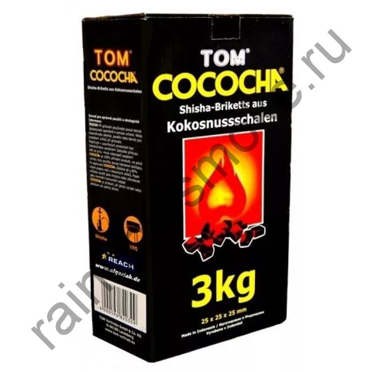 Уголь для кальяна Tom Cococha Yellow (3 кг)