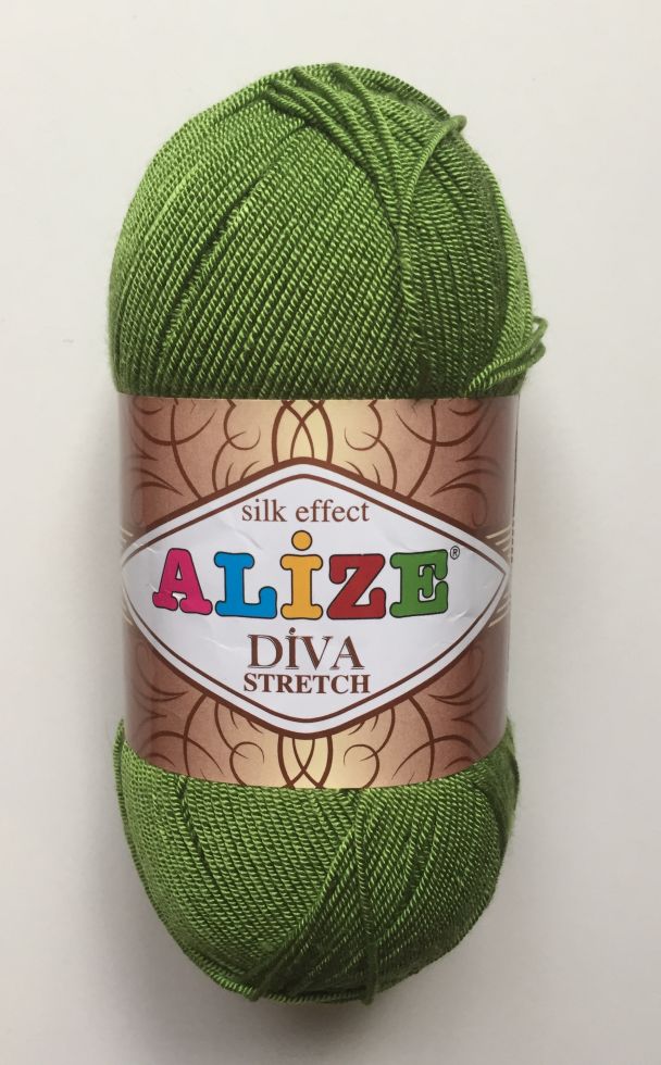 Diva  stretch  (ALIZE) 210-зеленый