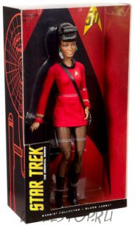 Коллекционная кукла Барби Лейтенант Ухура Стар Трек - Barbie® Star Trek™ 50th Anniversary Lieutenant Uhura Doll