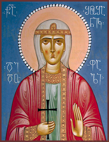 Шушаника Ранская (Грузинская) (рукописная икона)