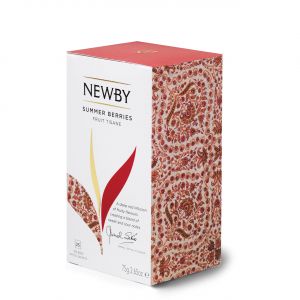 Чай травяной Летние Ягоды в пакетиках Newby Summer Berries Fruit Tisane - 25 шт (Англия)