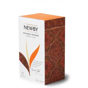 Чай травяной Ройбос апельсин в пакетиках Newby Rooibos Orange Herbal Tisane - 25 шт (Англия)