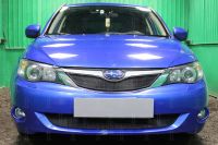 Защита радиатора Subaru Impreza III 2007-2011 black низ