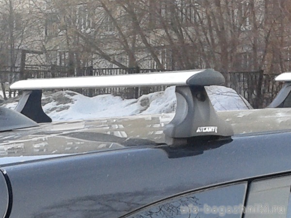 Багажник на крышу Mazda CX-5, Атлант, крыловидные аэродуги
