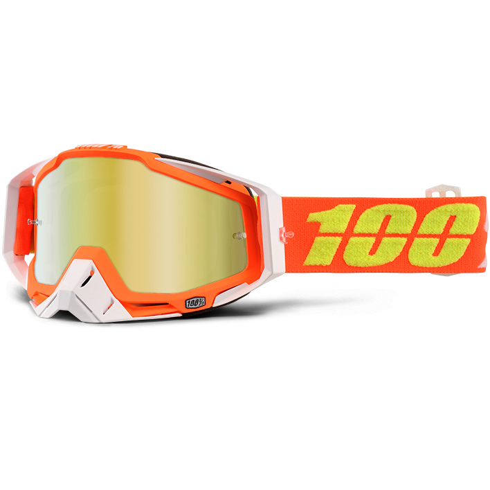 100% - Racecraft Razmataz очки, линза зеркальная, золотая