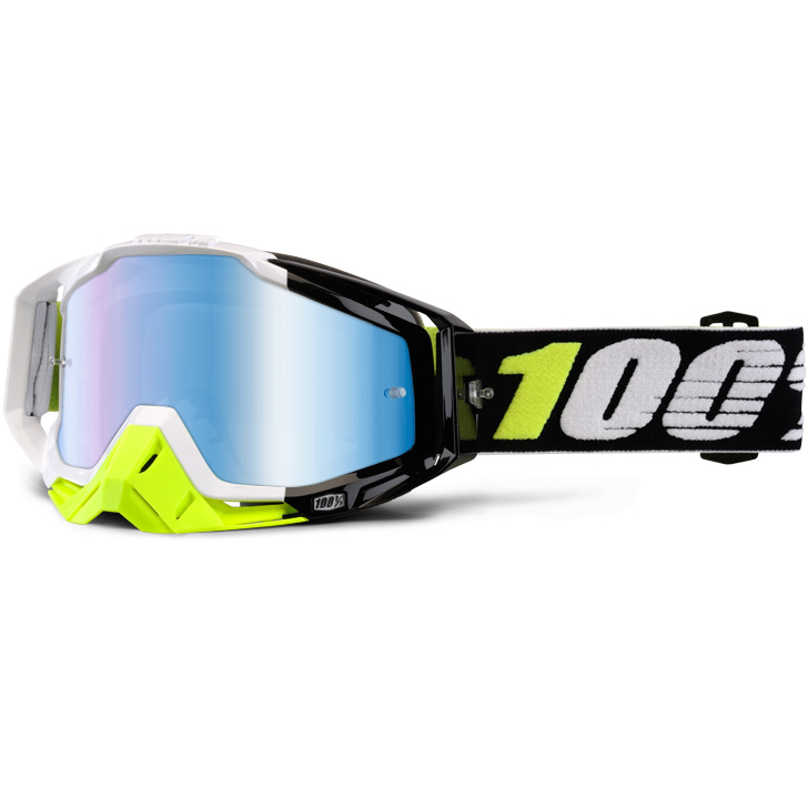 100% - Racecraft Emara очки, линза зеркальная, синяя