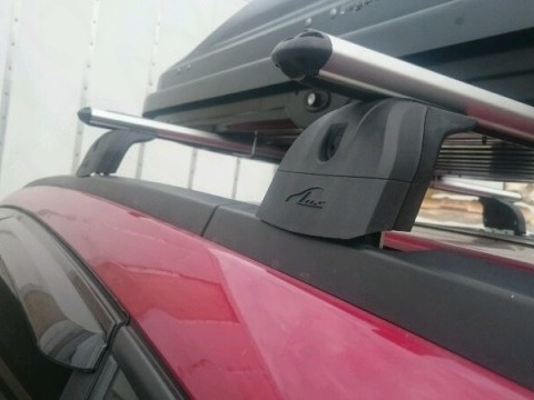 Багажник на крышу Chevrolet Orlando, Lux, аэродинамические дуги (53 мм)