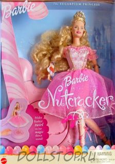 Коллекционная кукла Барби Балерина Фея Драже из Щелкунчика (с музыкальной подставкой) - Barbie Doll as the Sugar Plum Fairy
