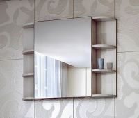 Навесной шкаф-зеркало Festa 850 (Феста) 85х65 схема 2