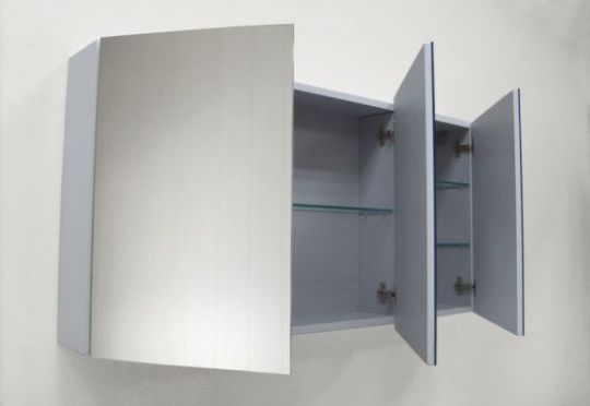 Навесной шкаф-зеркало Inizio 1100 110х57 схема 2